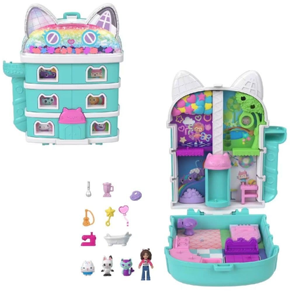 Polly Pocket Estojo Gabby's Dollhouse - Mattel