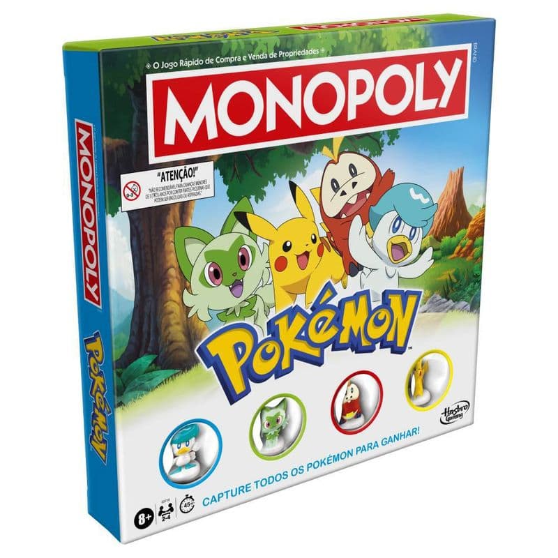 Jogo De Tabuleiro - Monopoly - Pokémon - Hasbro