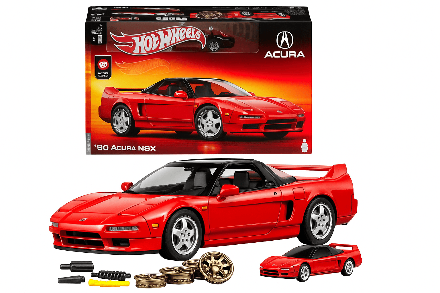 Hot Wheels Brick Shop Elite 90 Acura NSX - Mattel