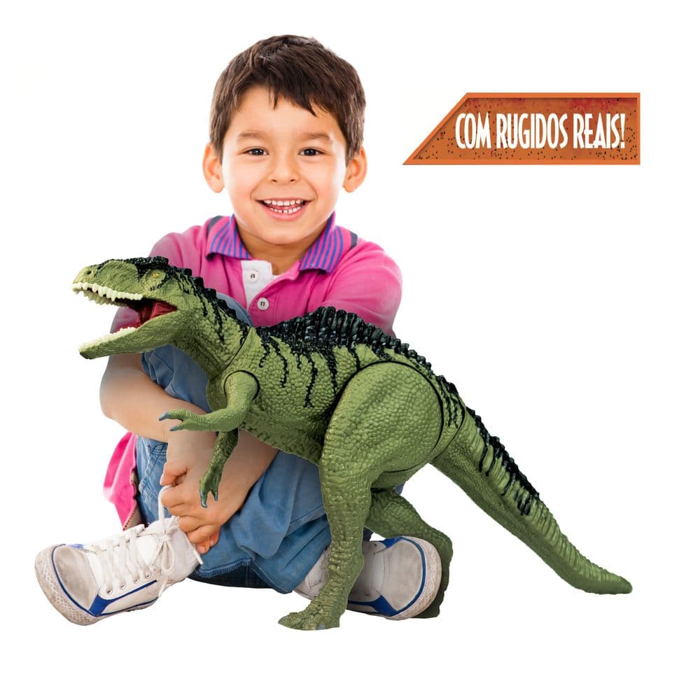 Boneco Jurassic World Gigante Giganotossauro Com Som - Mimo